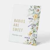 カモミール&ユーカリプタスシャワーベビーは甘い 台座サイン (正面)