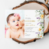カモミール&ユーカリプタスフォト《キリスト教》洗礼式や命名式 招待状