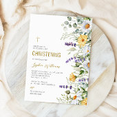 カモミール&ユーカリプトゥスワイルドフラワー《キリスト教》洗礼式や命名式 招待状