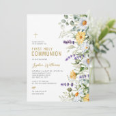 カモミール&ユーカリプトゥス第1聖餐式 招待状 (スタンド正面)