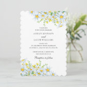 カモミール。国花。夏のフローラ結婚ズ 招待状 (スタンド正面)