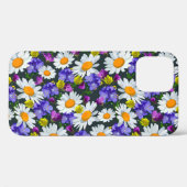 カモミール、野生の花:シームレスなパターン。 Case-Mate iPhoneケース (裏面 (横))