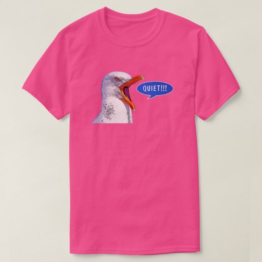 カモメおもしろいモ Tシャツ (デザイン正面)