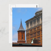 カモメが付いている尖塔 ポストカード (正面/裏面)