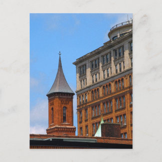 カモメが付いている尖塔 ポストカード