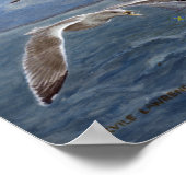 カモメが先を行く ポスター (角)