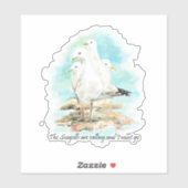 カモメたちが呼び寄せていて行かねばならない シール (シート)