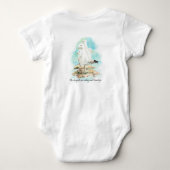カモメたちが呼び寄せていて行かねばならない ベビーボディスーツ (裏面)
