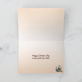 カモメとガチョウの父親の日 カード (内部)