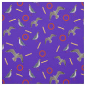 カモメとフライドポテト ファブリック (見本)