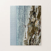 カモメと海 ジグソーパズル (縦)