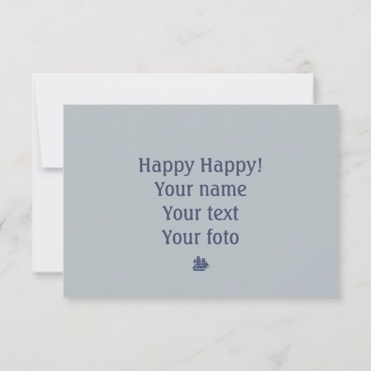 カモメと海 出欠カード (裏面)