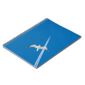 カモメと飛行機 ノートブック (左側)