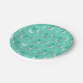 カモメのカモメ模様 ペーパープレート (アングル)
