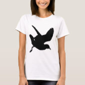 カモメのシルエット Tシャツ (正面)