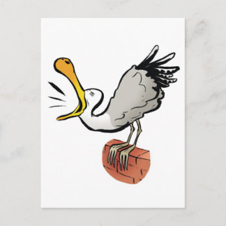 カモメのチャット ポストカード