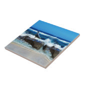 カモメのビーチ岩 タイル (側面)