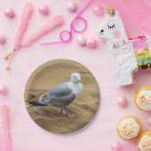 カモメのビーチ紙プレート ペーパープレート (パーティー)