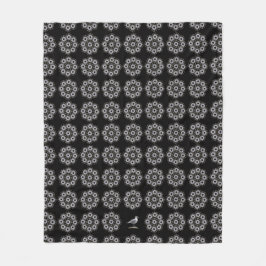 カモメのフリースブランケット フリースブランケット