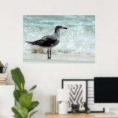 カモメのポスタープリント ポスター (ホームオフィス)