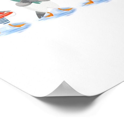 カモメのポスター ポスター (角)