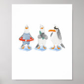 カモメのポスター ポスター (正面)