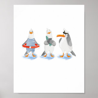 カモメのポスター ポスター