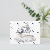 カモメの冒険ポストカード | 海岸のシーサイドアート ポストカード (スタンド正面)
