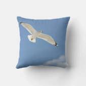 カモメの写真撮影 クッション (裏面)