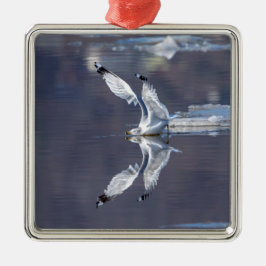 カモメの反射 メタルオーナメント
