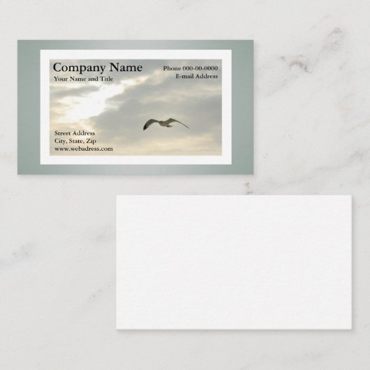 カモメの名刺 名刺 (正面/裏面)