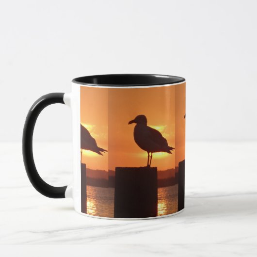 カモメの夕日 マグカップ (左)