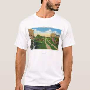 カモメの島の景色の眺め Tシャツ