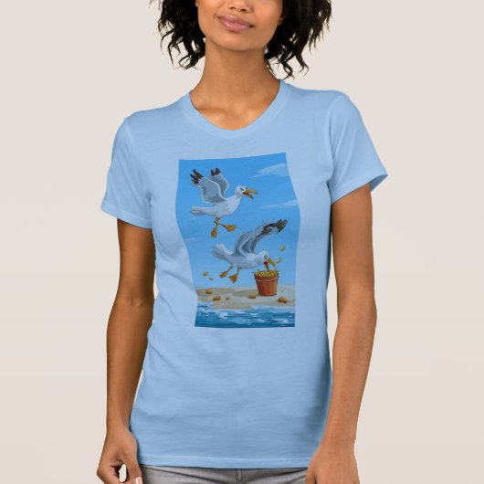 カモメの態度 Tシャツ (正面)