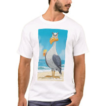 カモメの態度Tシャツ