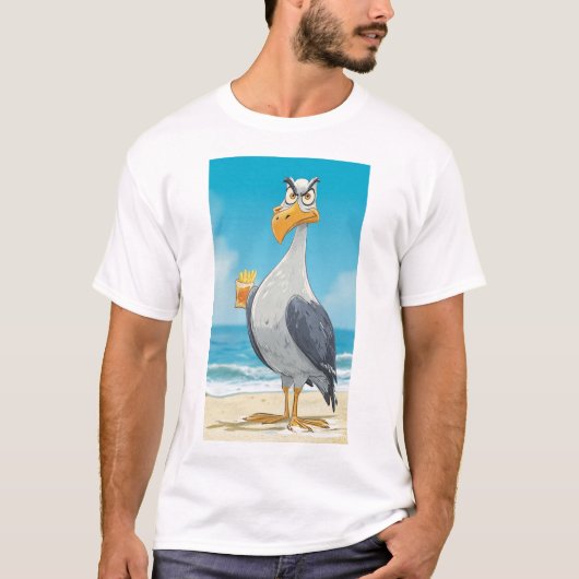 カモメの態度Tシャツ Tシャツ (正面)