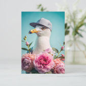 カモメの手紙感謝してい サンキューカード (スタンド正面)