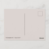 カモメの支柱はがき ポストカード (裏面)