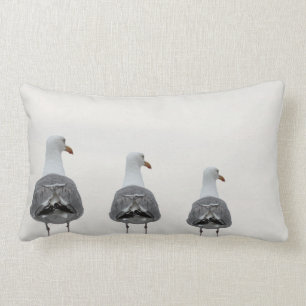 カモメの枕 ランバークッション