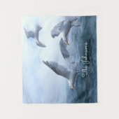 カモメの海面飛行 タペストリー (正面)