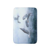 カモメの海面飛行 バスマット (正面縦)