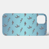 カモメの狂乱 iPad Miniケース (スカイブルーミックス) Case-Mate iPhoneケース (裏面 (横))