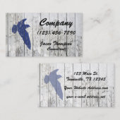 カモメの白によって洗浄される塀 名刺 (正面/裏面)