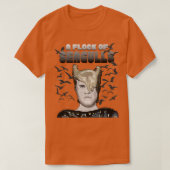 カモメの群れ Tシャツ (デザイン正面)