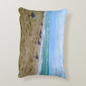 カモメの装飾用クッション アクセントクッション (裏面(縦))