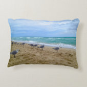 カモメの装飾用クッション アクセントクッション (裏面)