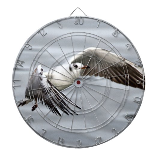 カモメの鳥の飛行 ダーツボード (正面)
