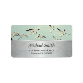 カモメの鳥獣 ラベル (正面)