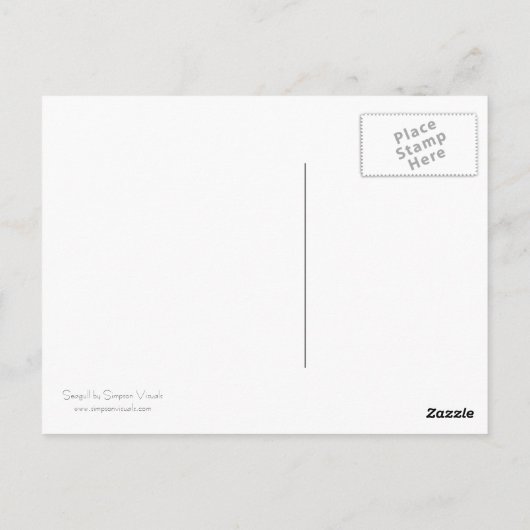 カモメはがき ポストカード (裏面)