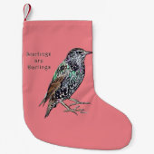 カモメはタヌキだ スモールクリスマスストッキング (正面)